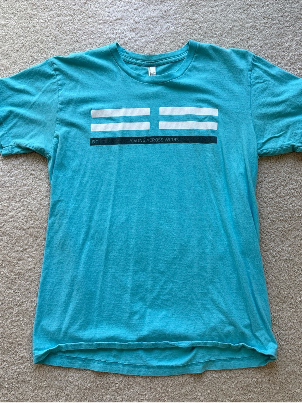 BT A Song Across Wires Shirt Size Large BT Music